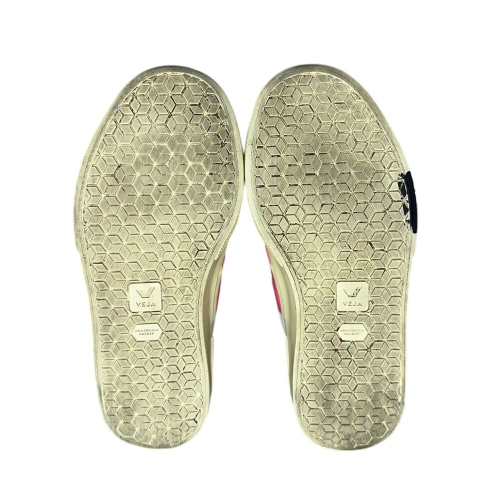 Veja Minotaur Women's High Top Leather White and Pink Sneakers Shoes Size 5 - Picture 12 of 12